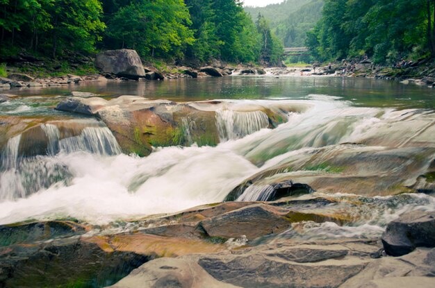 Ragged Falls Waterfall